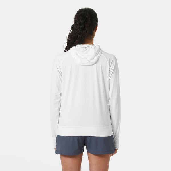 W SHINE SOLEN 1/2 ZIP HOODIE, WHITE, XL