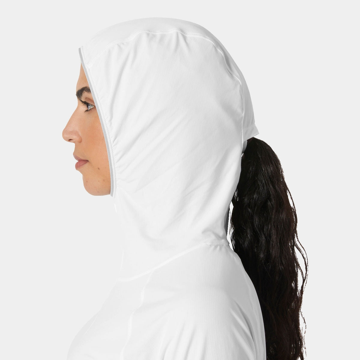 W SHINE SOLEN 1/2 ZIP HOODIE, WHITE, XL