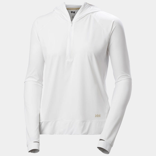 W SHINE SOLEN 1/2 ZIP HOODIE, WHITE, XL