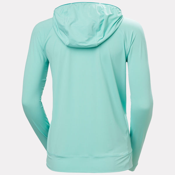 W SHINE SOLEN 1/2 ZIP HOODIE, LAGOON, M