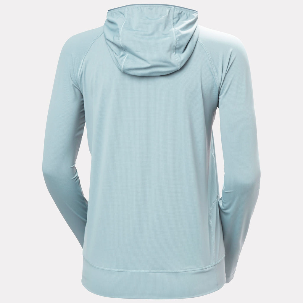 W SHINE SOLEN 1/2 ZIP HOODIE, BARELY BLUE, L