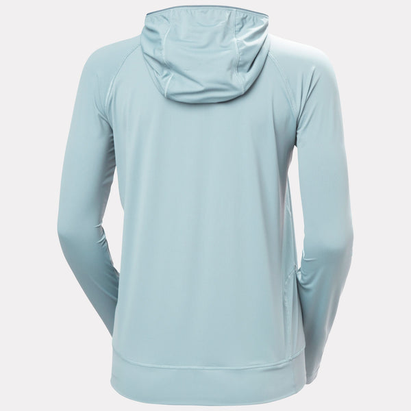 W SHINE SOLEN 1/2 ZIP HOODIE, BARELY BLUE, L