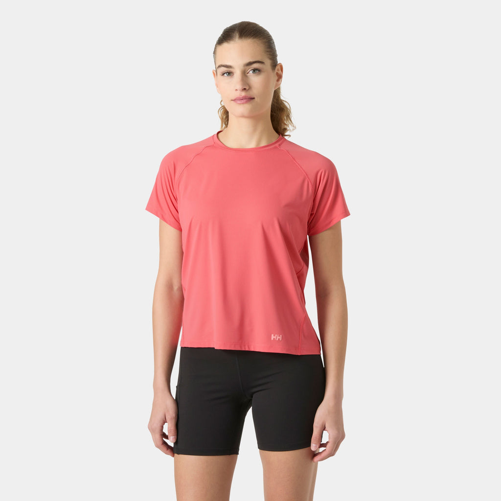W SHINE SOLEN TSHIRT, SUNSET PINK, L