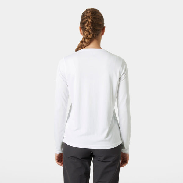 W HH TECH CREW LS 20, WHITE, L