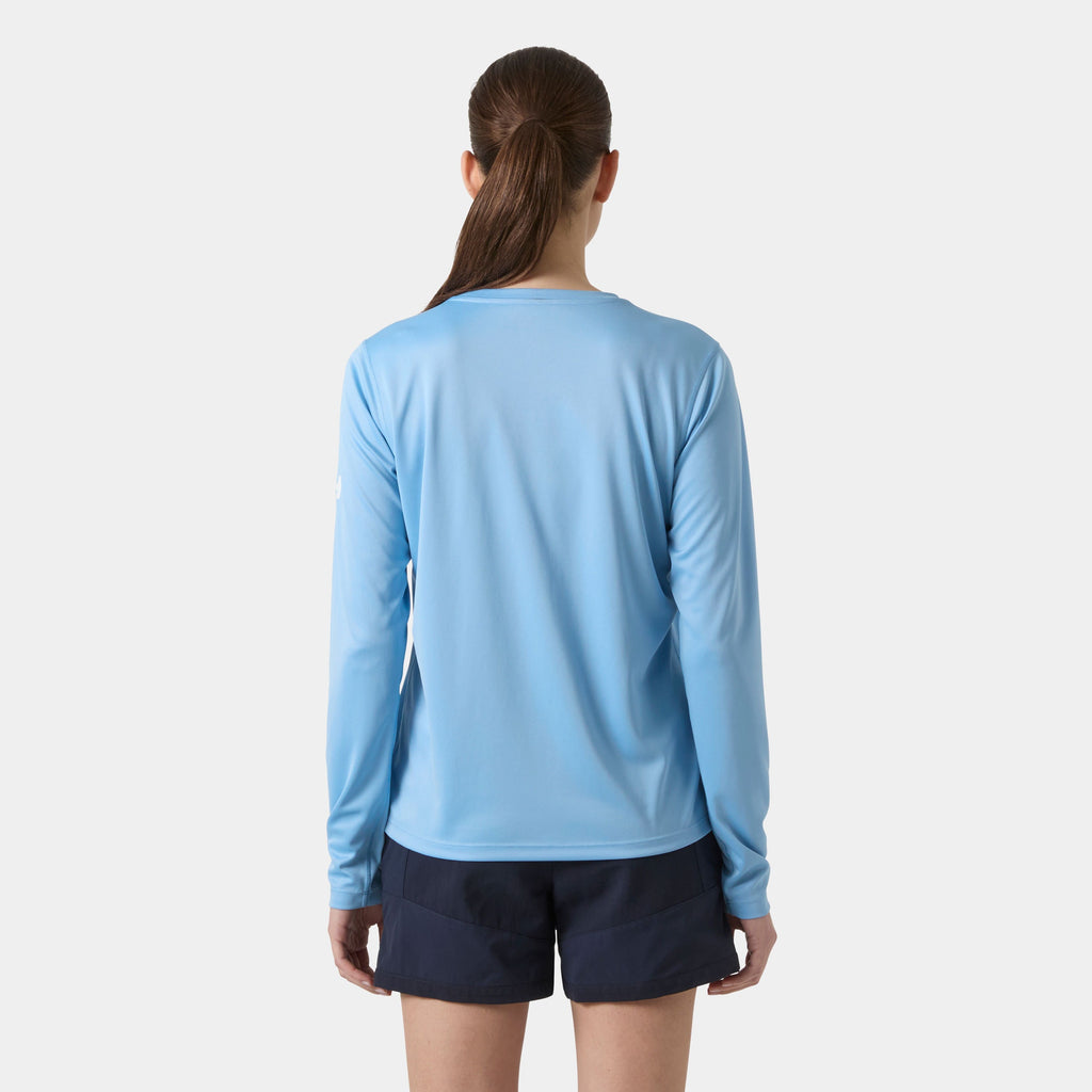 W HH TECH CREW LS 20, BRIGHT BLUE, L