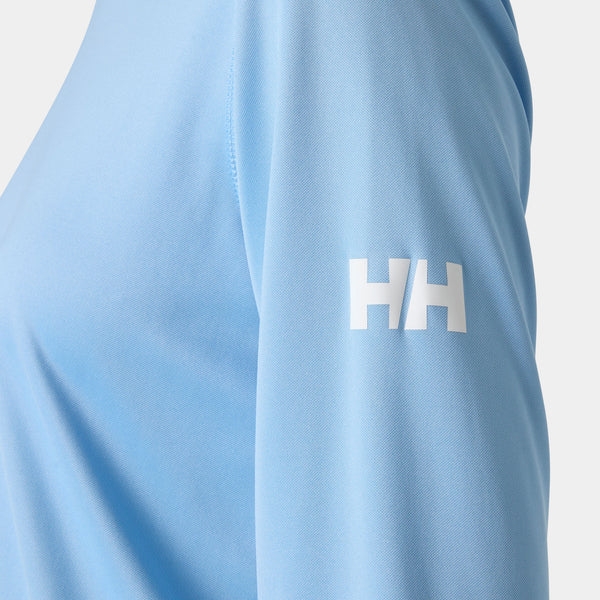 W HH TECH CREW LS 20, BRIGHT BLUE, L