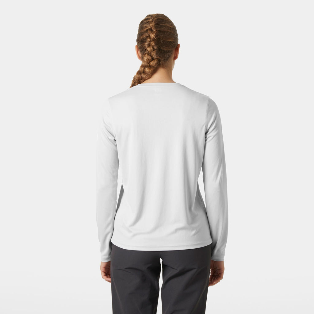 W HH TECH CREW LS 20, GREY FOG, L