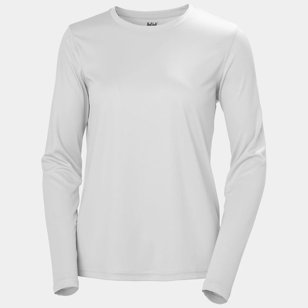 W HH TECH CREW LS 20, GREY FOG, L