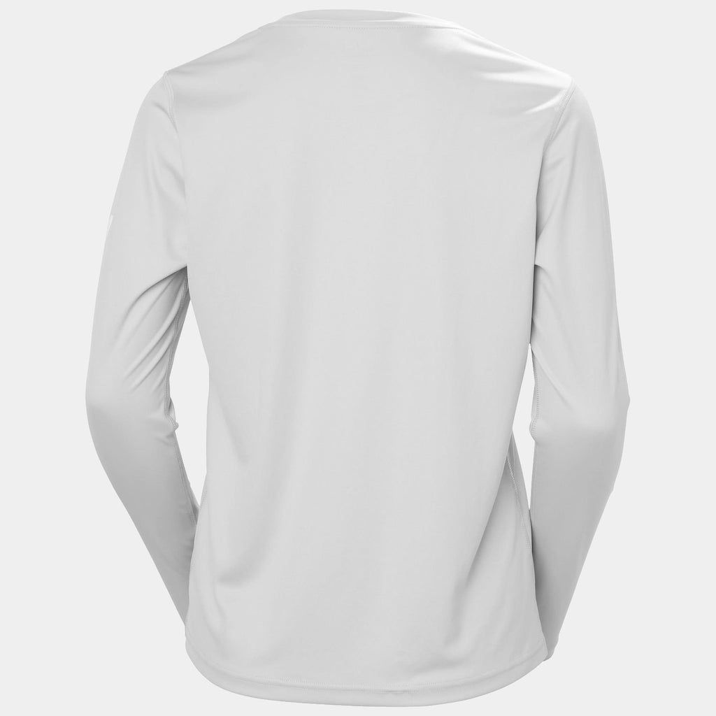 W HH TECH CREW LS 20, GREY FOG, L