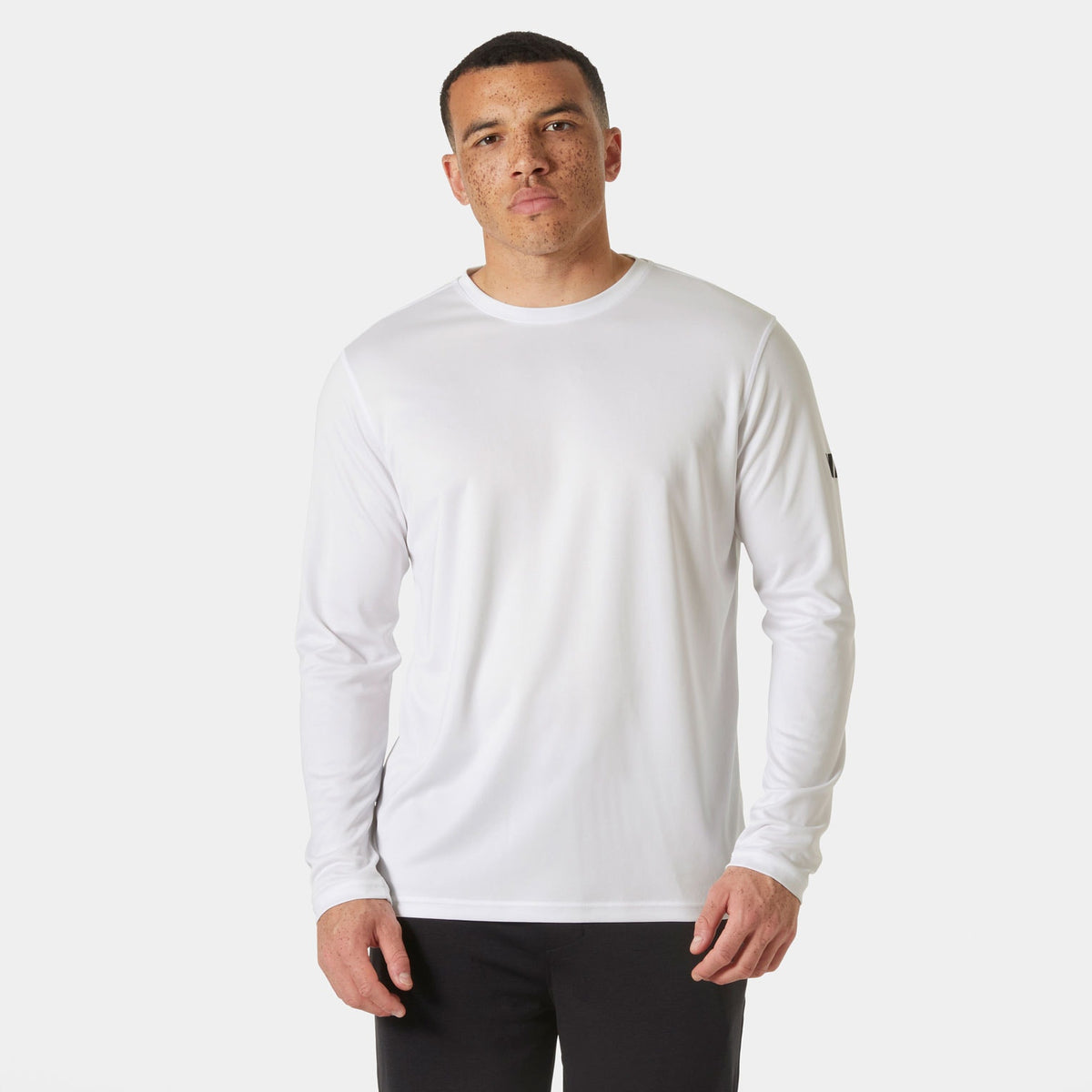 HH TECH CREW LS 20, WHITE, XXL