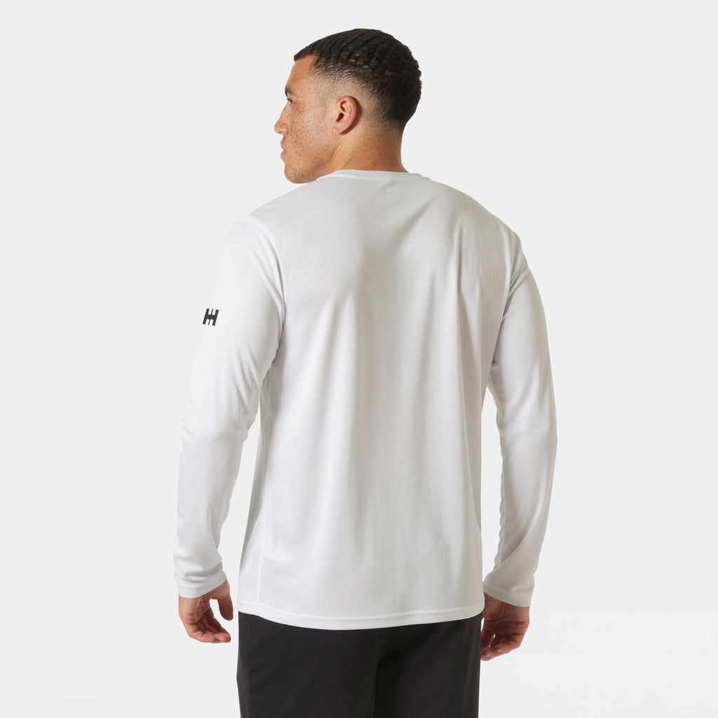 HH TECH CREW LS 20, WHITE, XXL