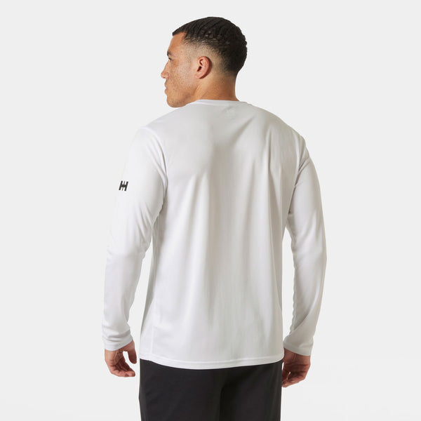 HH TECH CREW LS 20, WHITE, XXL