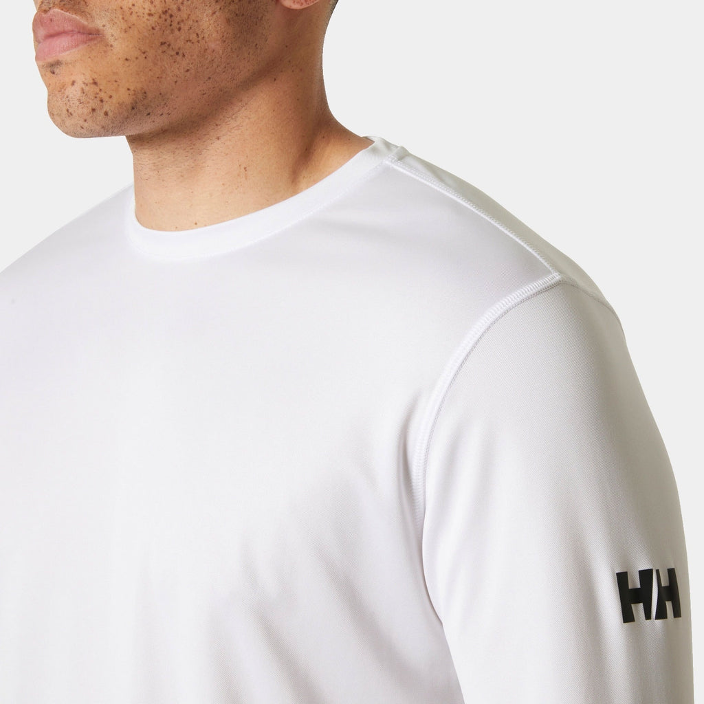 HH TECH CREW LS 20, WHITE, XXL