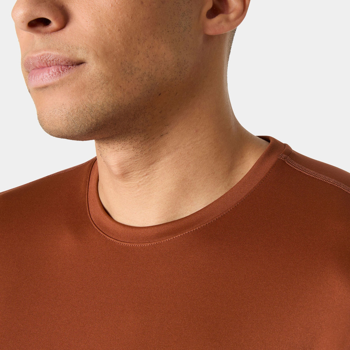 HH TECH CREW LS 20, IRON OXIDE, XXL
