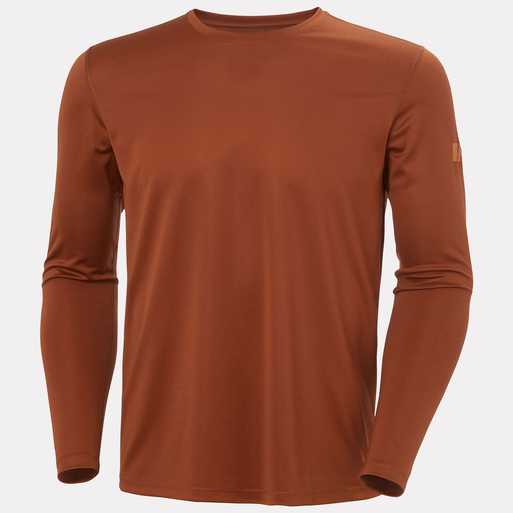 HH TECH CREW LS 20, IRON OXIDE, XXL