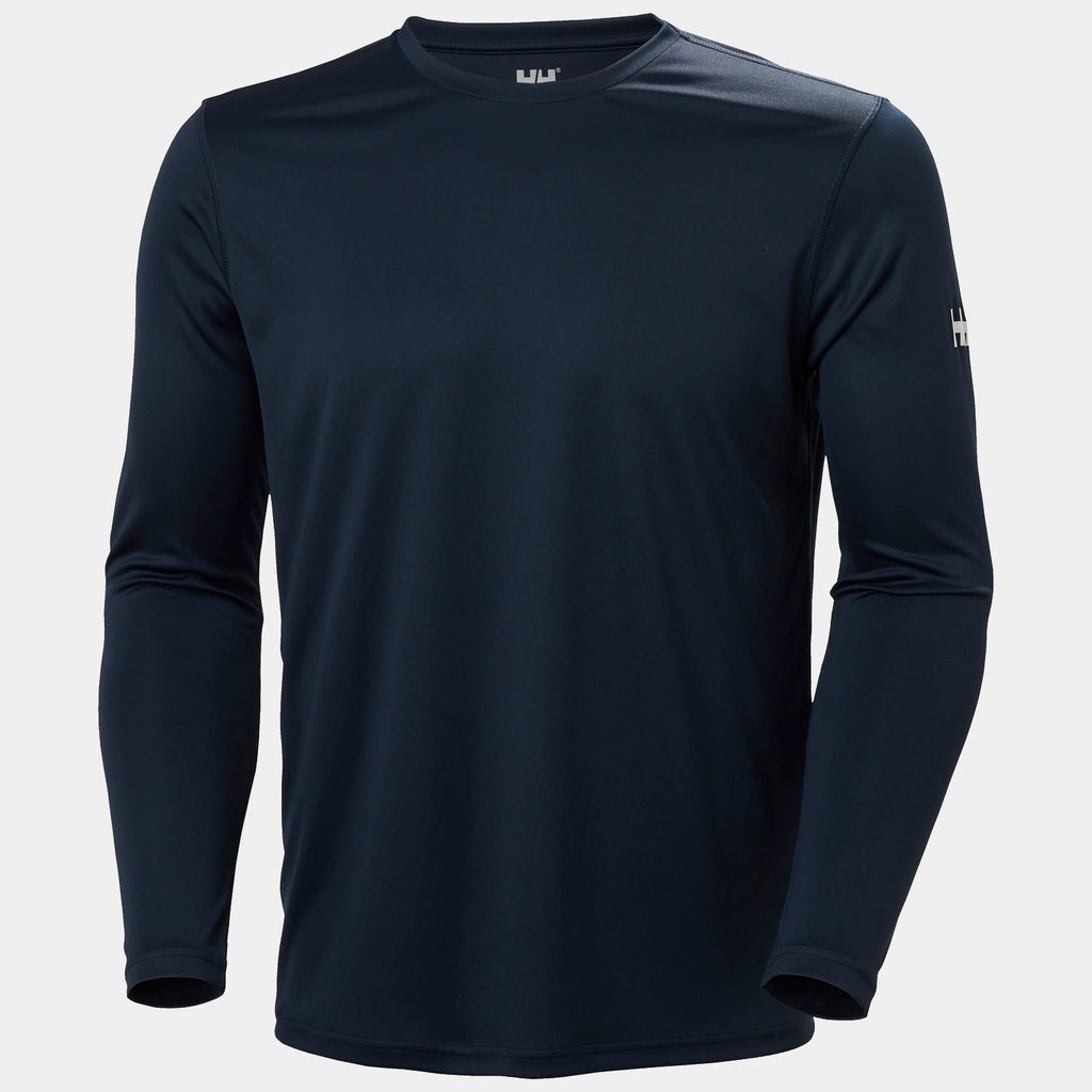 HH TECH CREW LS 20, NAVY, XXL