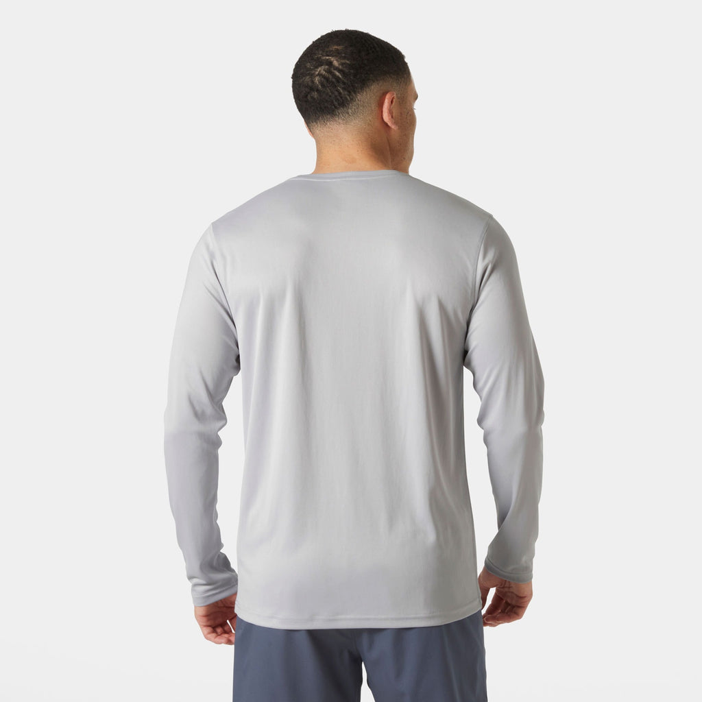 HH TECH CREW LS 20, GREY FOG, XXL