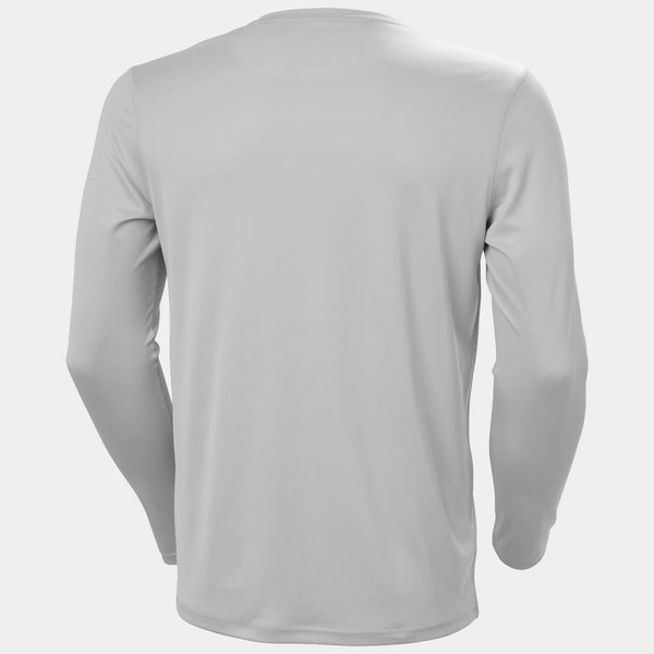 HH TECH CREW LS 20, GREY FOG, XXL