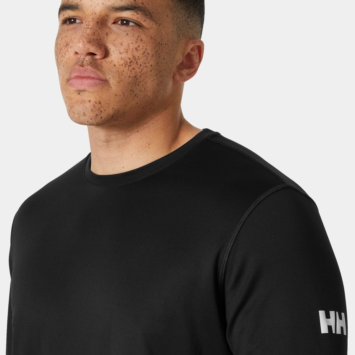 HH TECH CREW LS 20, EBONY, S