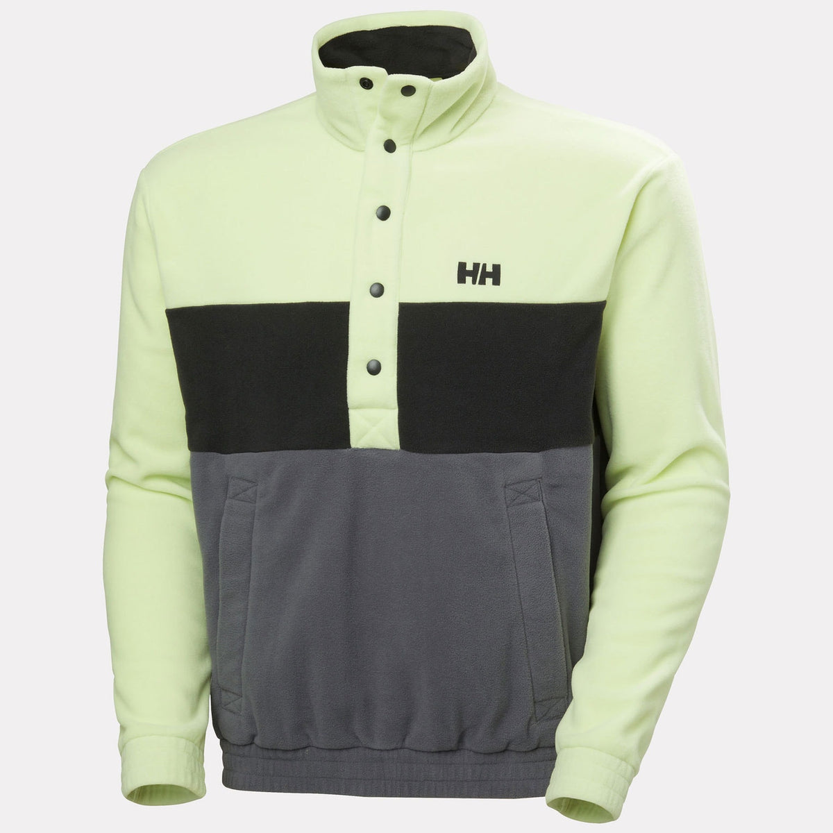 DAYBREAKER HUGG SNAP FLEECE, WASHED LIME, XXL