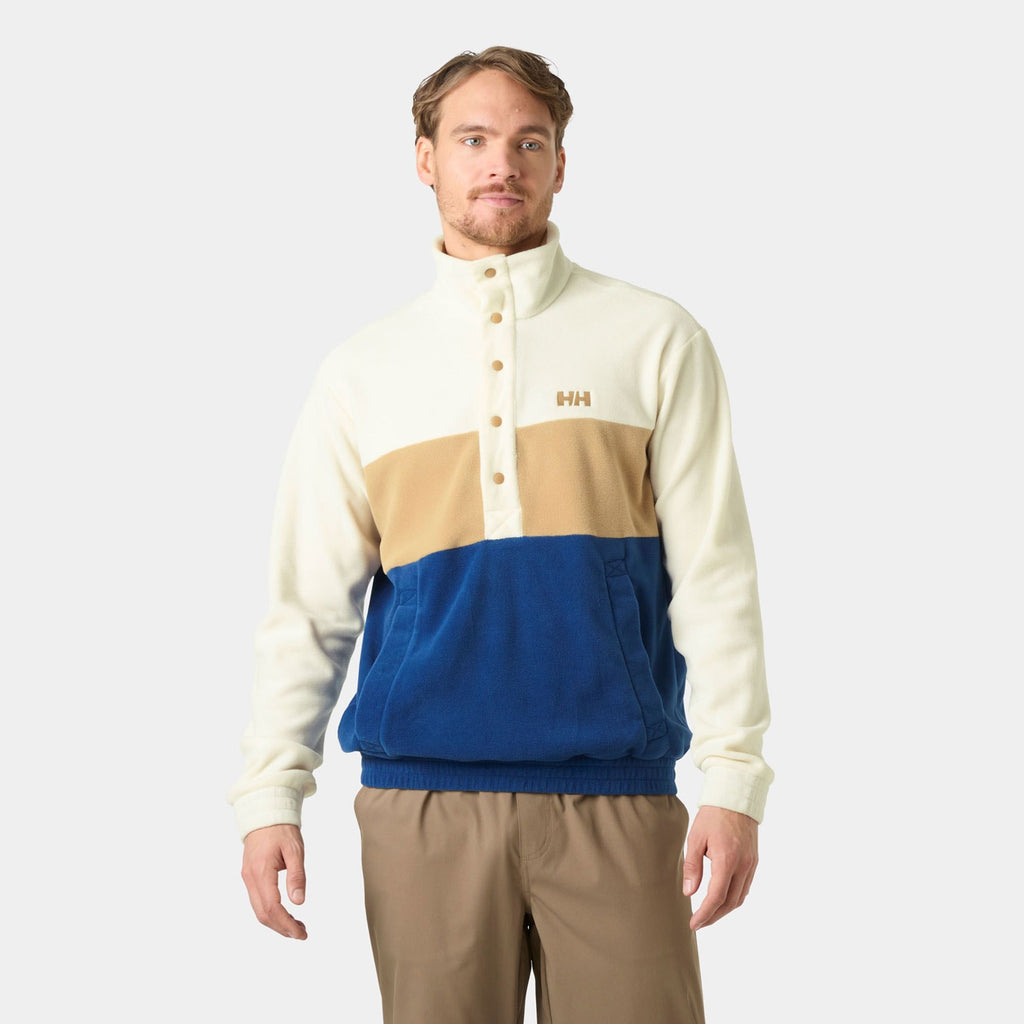 DAYBREAKER HUGG SNAP FLEECE, DARK BLUE, XXL