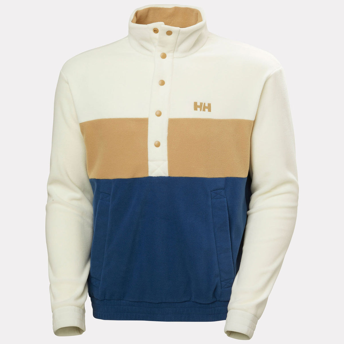 DAYBREAKER HUGG SNAP FLEECE, DARK BLUE, XXL