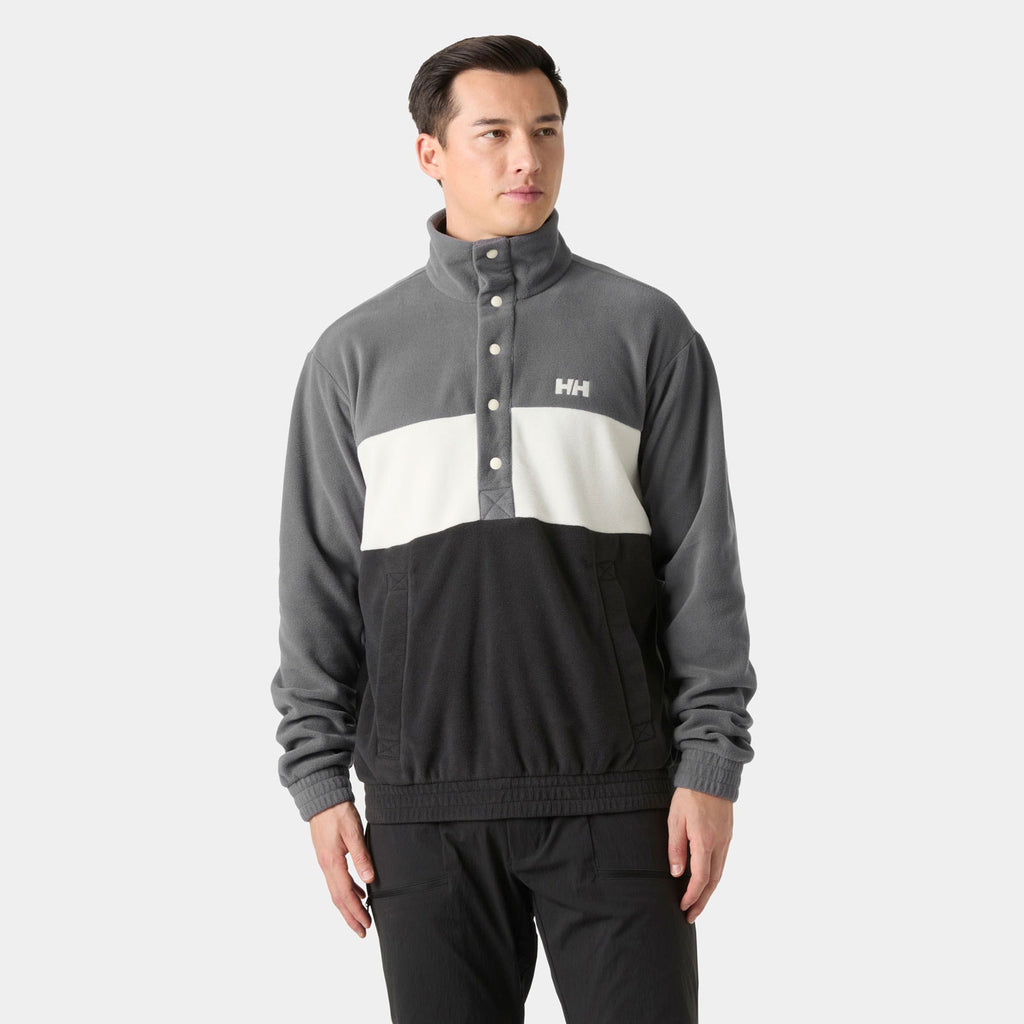 DAYBREAKER HUGG SNAP FLEECE, BLACK, XXL