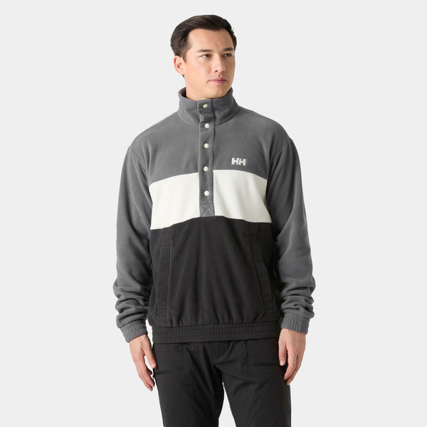DAYBREAKER HUGG SNAP FLEECE, BLACK, XXL