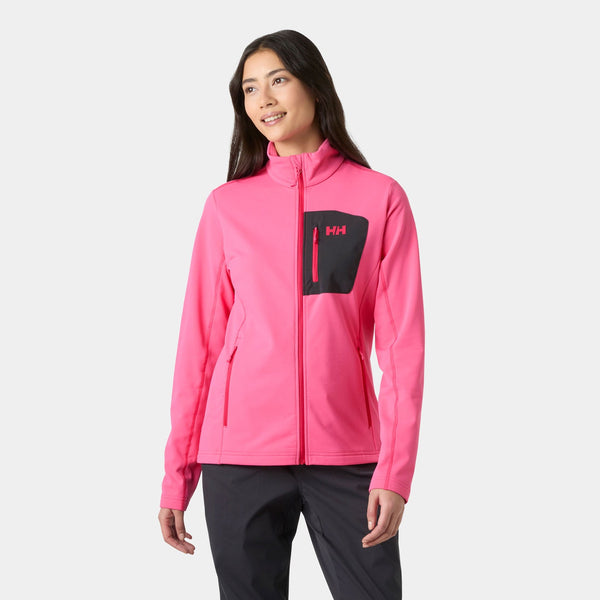 W VERSALITE FLEECE JACKET, HOT PINK, L