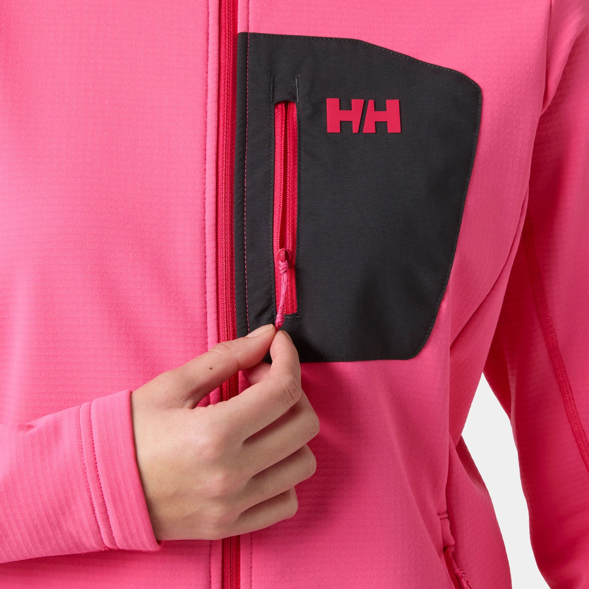 W VERSALITE FLEECE JACKET, HOT PINK, L