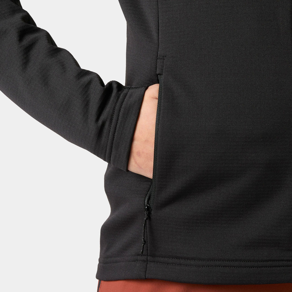 W VERSALITE FLEECE JACKET, BLACK, L