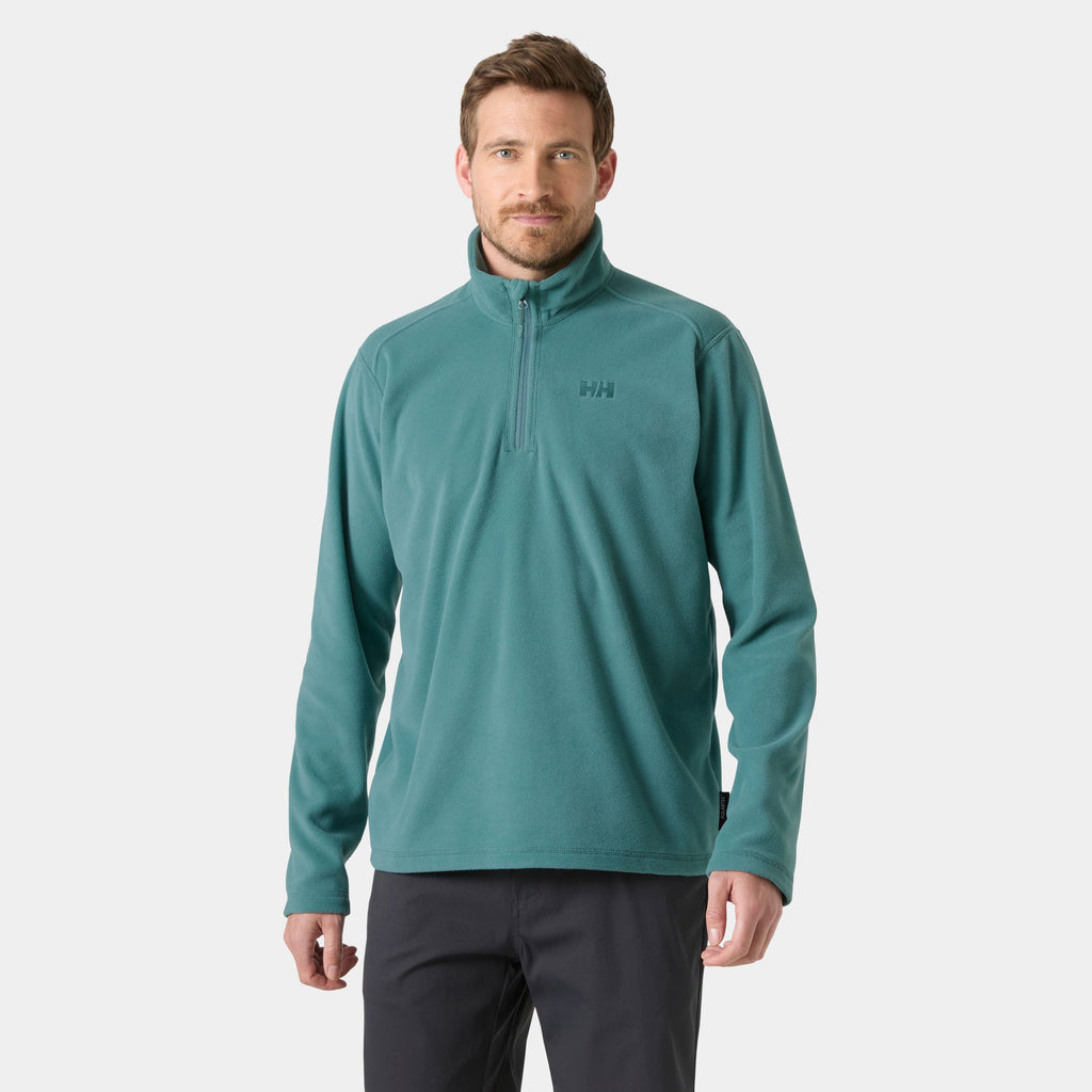 DAYBREAKER 1/2 ZIP FLEECE, OPAL GREEN, XXL