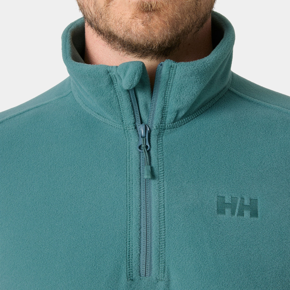 DAYBREAKER 1/2 ZIP FLEECE, OPAL GREEN, XXL