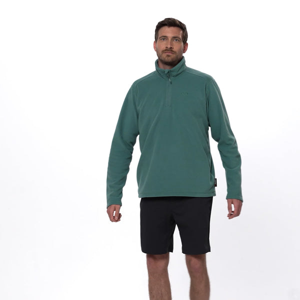 DAYBREAKER 1/2 ZIP FLEECE, OPAL GREEN, S