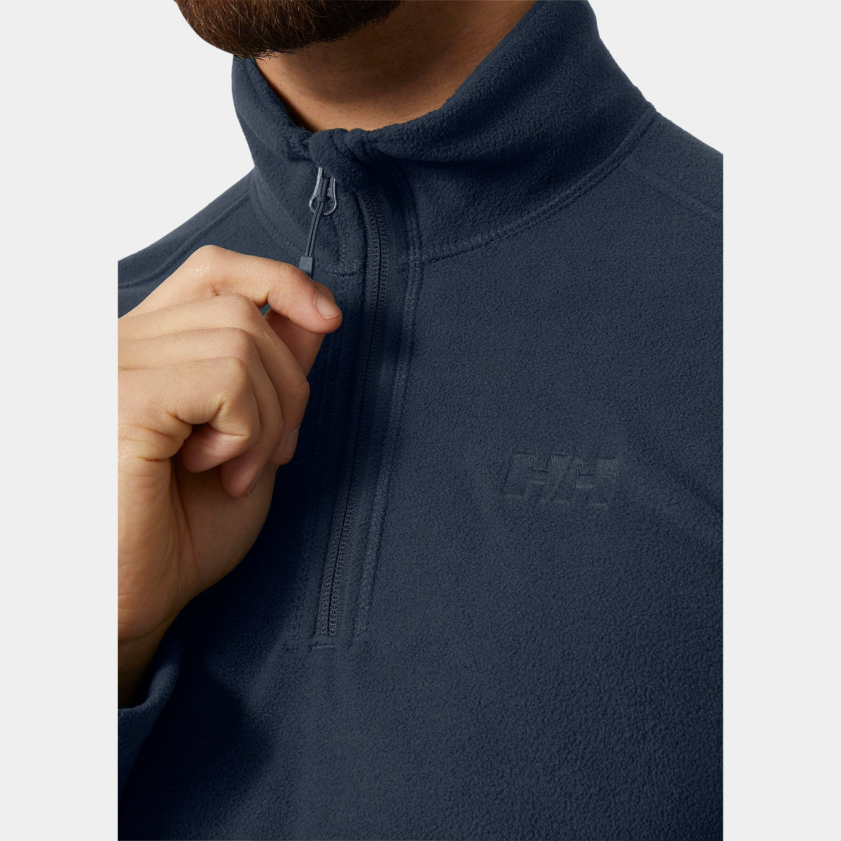 DAYBREAKER 1/2 ZIP FLEECE, NAVY, XXL