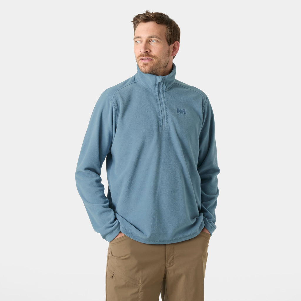 DAYBREAKER 1/2 ZIP FLEECE, WASHED NAVY, XXL