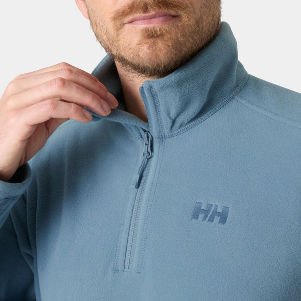 DAYBREAKER 1/2 ZIP FLEECE, WASHED NAVY, XXL
