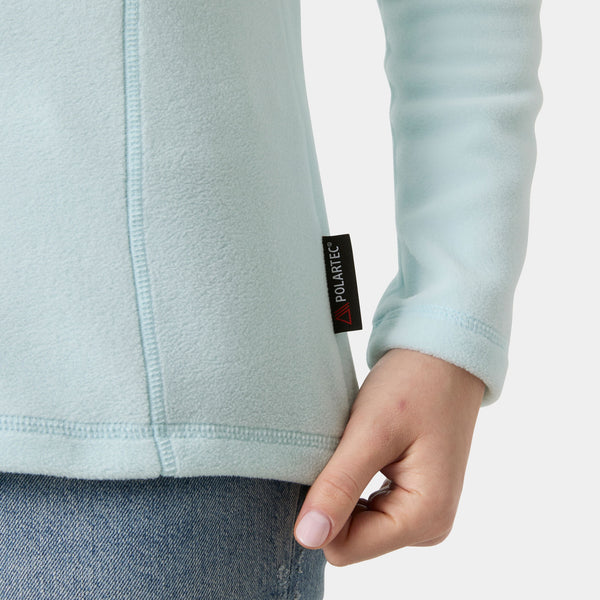 W DAYBREAKER 1/2 ZIP FLEECE, BARELY BLUE, XL