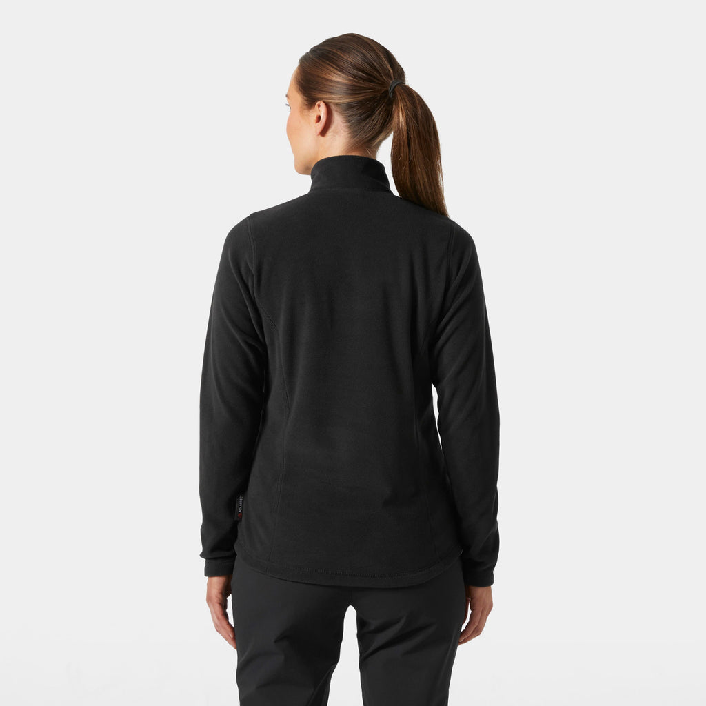 W DAYBREAKER 1/2 ZIP FLEECE, BLACK, XL