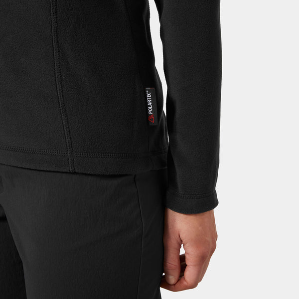 W DAYBREAKER 1/2 ZIP FLEECE, BLACK, XL