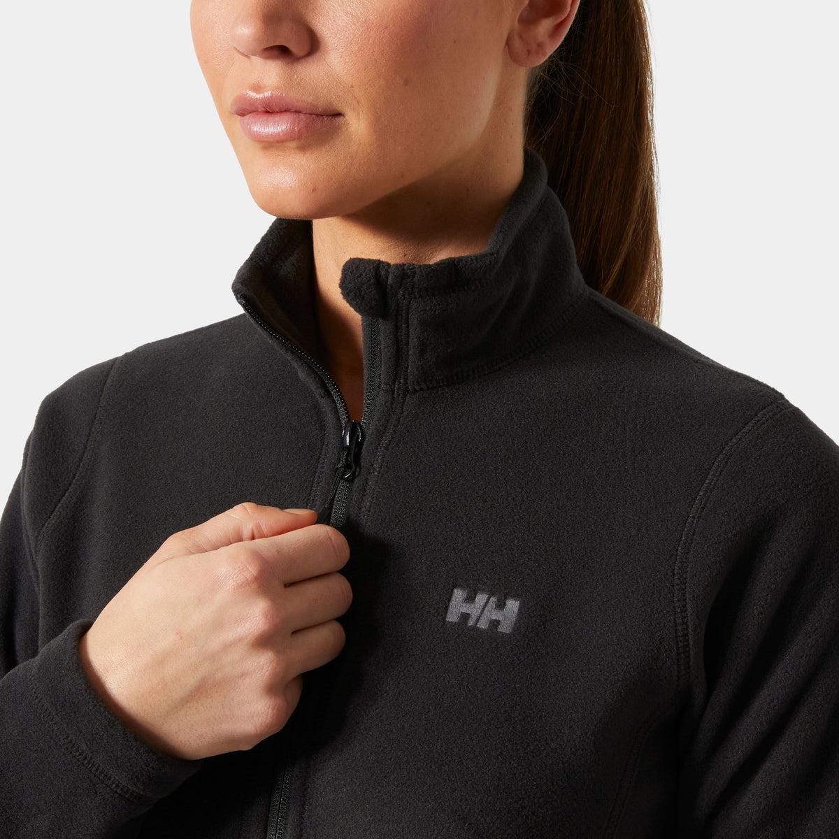 W DAYBREAKER FLEECE JACKET, BLACK, L
