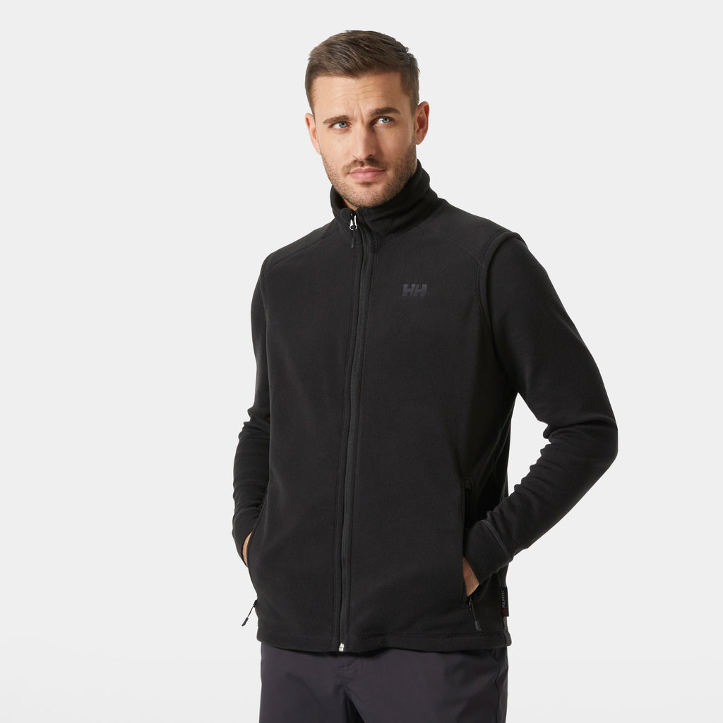 DAYBREAKER FLEECE VEST, BLACK, S