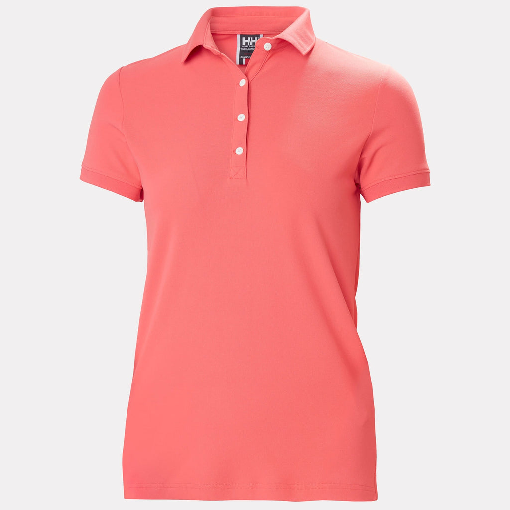 W CREWLINE POLO, SUNSET PINK, XL