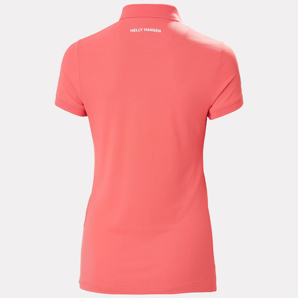 W CREWLINE POLO, SUNSET PINK, XL