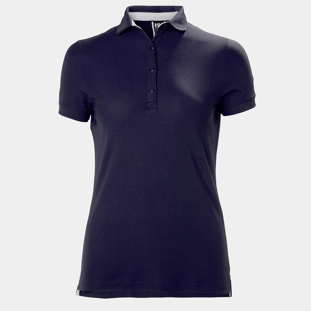 W CREWLINE POLO, NAVY, XS