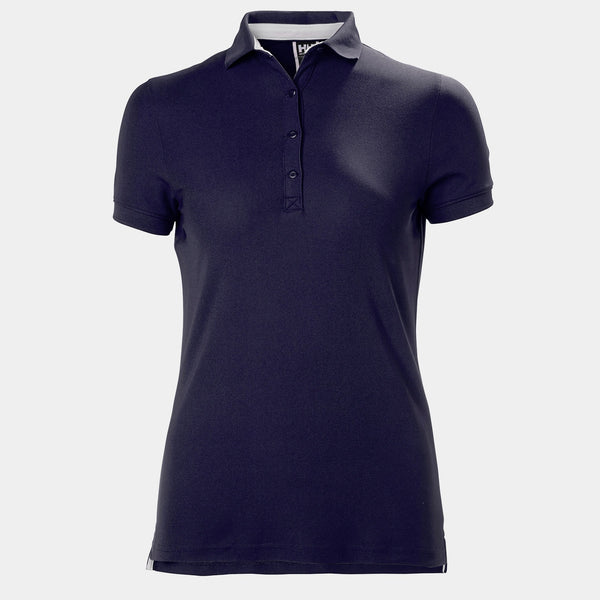 W CREWLINE POLO, NAVY, XS
