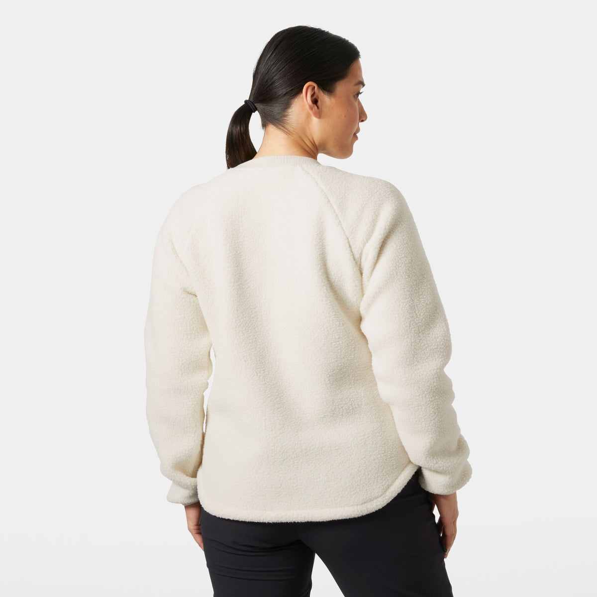 W ESCAPE TEDDY SWEATER, CREAM, L