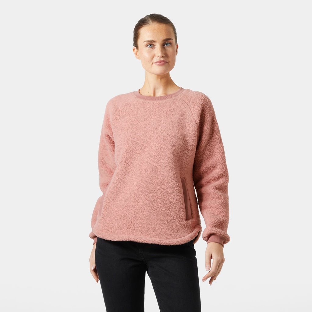 W ESCAPE TEDDY SWEATER, ASH ROSE, L