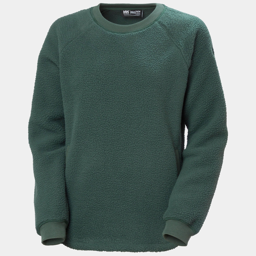 W ESCAPE TEDDY SWEATER, JUNGLE GREE, L