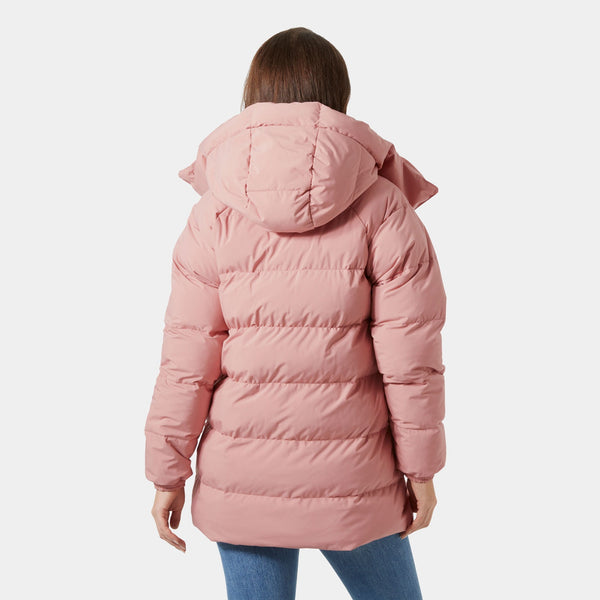W ELLIE PUFFY PARKA, ASH ROSE, L